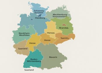 16 Bundesländer in Deutschland